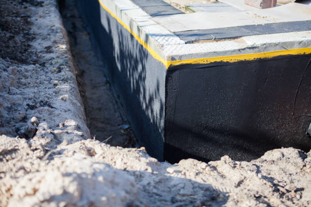 SJ Waterproofing Pros completing home waterproofing near Beaverton, MI